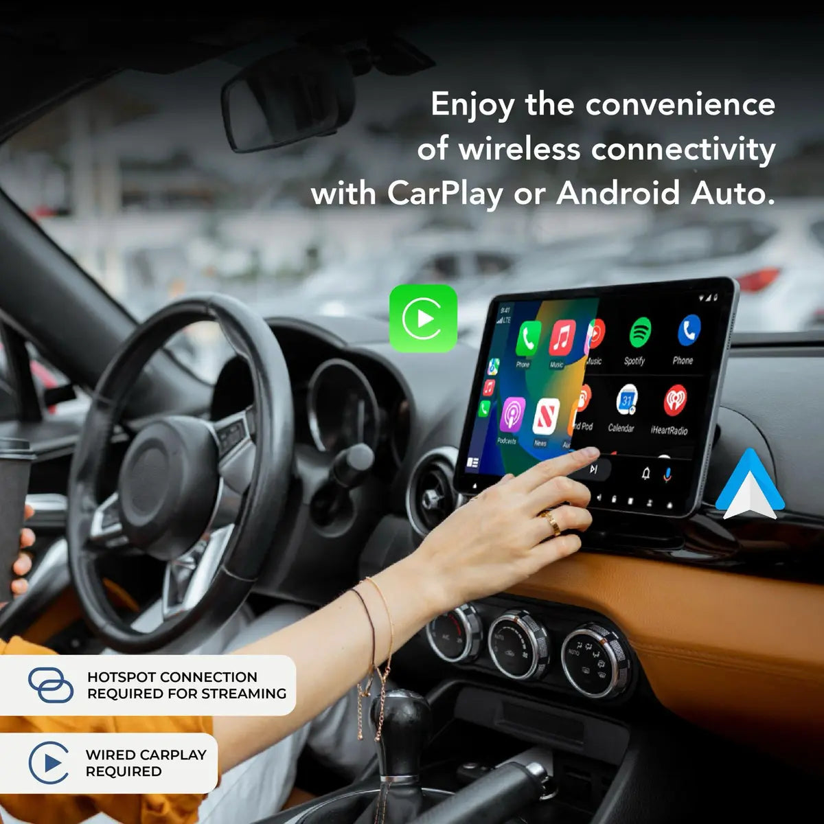 AI Box Lite Neo – Wi-Fi & Bluetooth for CarPlay, Expandable Storage, YouTube & Netflix
